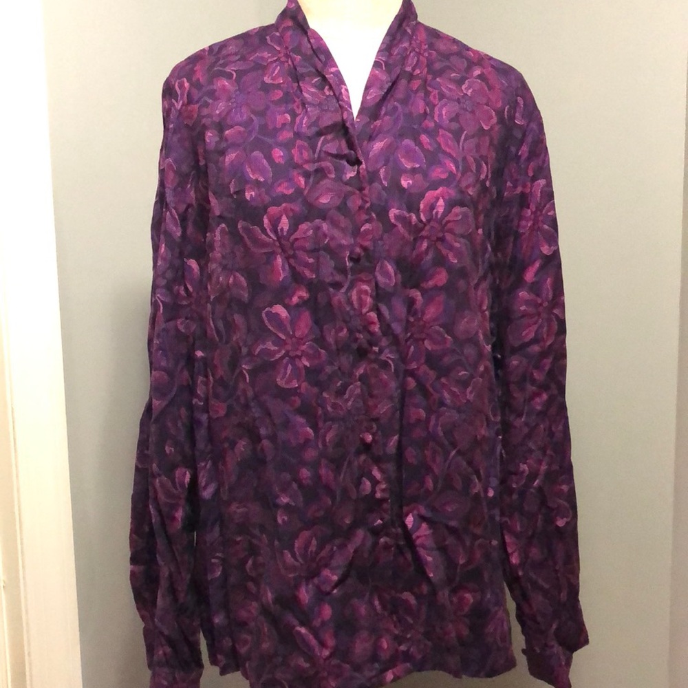 Vintage Pendleton Floral Button down top